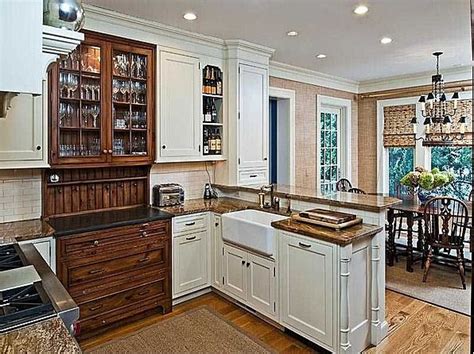 Built in hutch design ideas. Built in china cabinet with granite counter top adds a ...