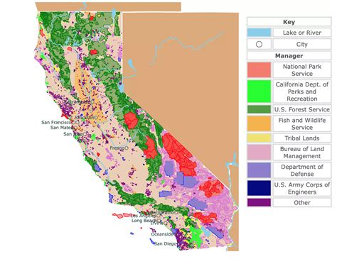 California Map Showing National Parks Eudora Rosabelle