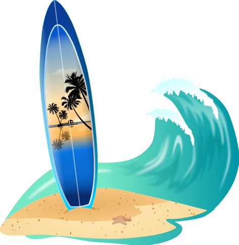 Surfboard Clipart Png Images