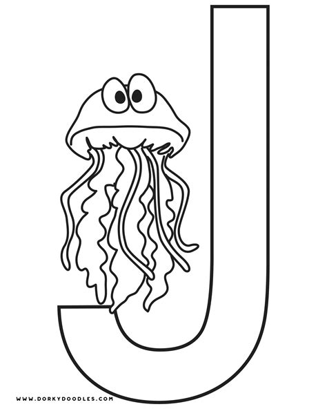 96 best ideas for coloring | Letter J Coloring Pages