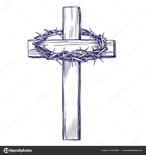 Wooden Cross Drawing At Getdrawings Free Download