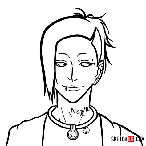 How To Draw Utas Face Tokyo Ghoul Tokyo Ghoul Utas Tokyo Ghoul Uta