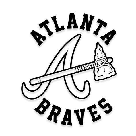 Atlanta Braves Official Logo Decal Sticker Decalfly