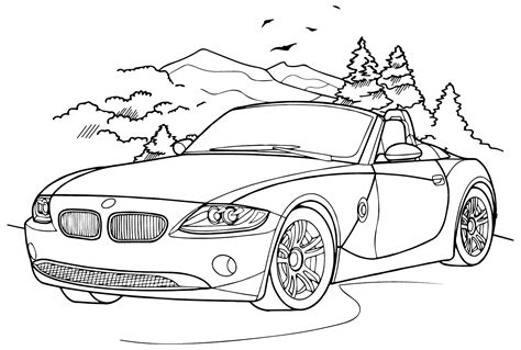 Bmw M6 Coupe Coloring Page Bmw Coloring Pages Coloring Pages For