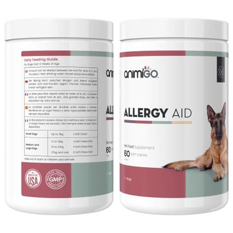 Ayuda A La Alergia Para Perros Apoyo Sistema Inmunitario Animigo