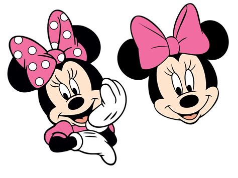 11 Minnie Mouse Head Svg Cut Files Minnie Mouse Face Vector Clipart
