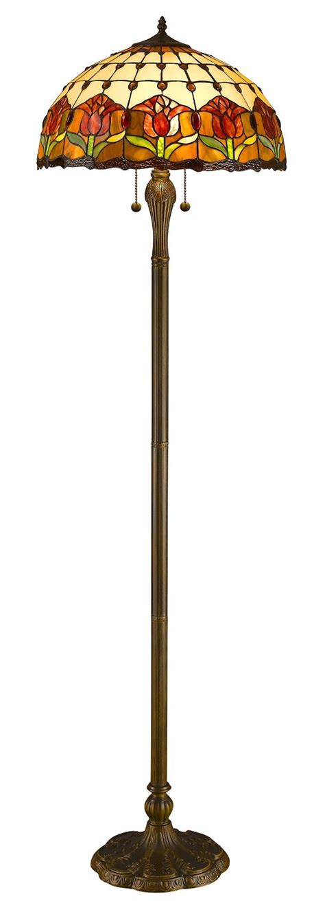 The samantha arched floor lamp by milton greens stars was designed with 5 individually adjustable arc lamps for total lighting control. Tiffany Style Tulips Floor Lamp 62 inch high