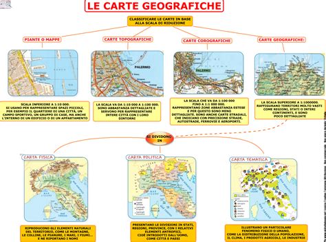 Le Carte Geografiche Scuola Media Cartina Italia