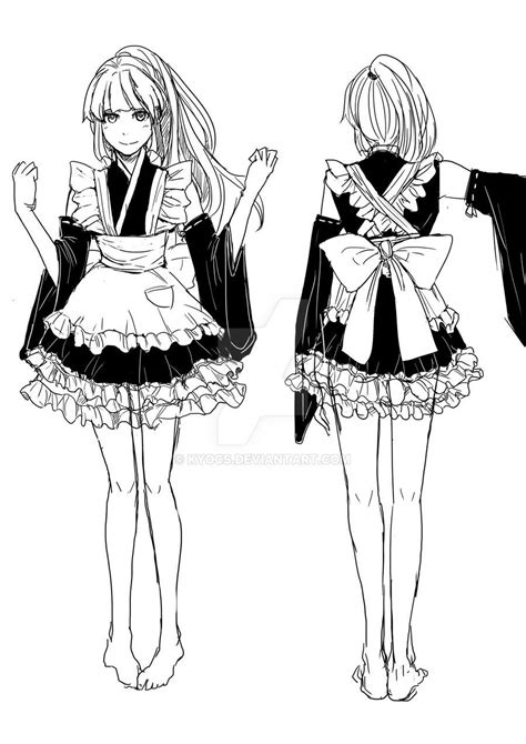 Details More Than 73 Anime Maid Outfit Drawing Best Incdgdbentre