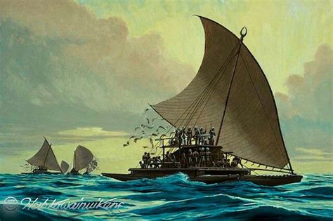 Fijian Drua By Herbert Herb Kawainui Kāne Sailing Sailing Ships
