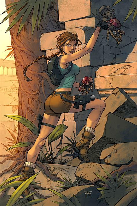 Lara Croft Tomb Raider Drawn By Logicfun Danbooru