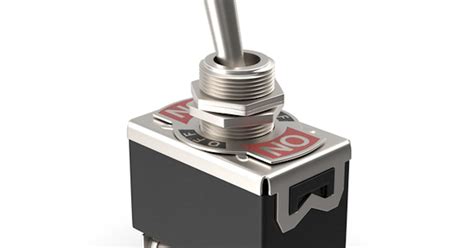 Heavy Duty Dpdt Toggle Switch 3d Envato Elements