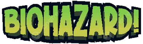 Green Biohazard Font Design Letter Illustration Ill Vector Letter