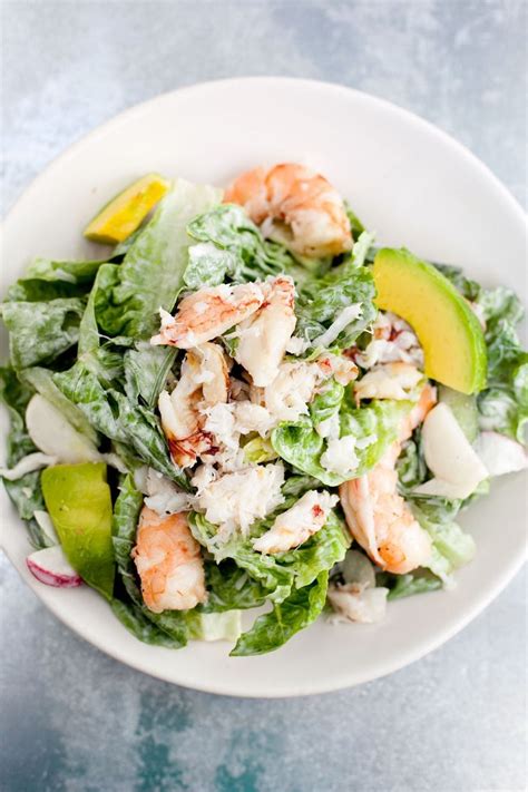 This is my favorite spring and summer salad. AVOCADO LOBSTER SALAD - (Free Recipe below) # ...
