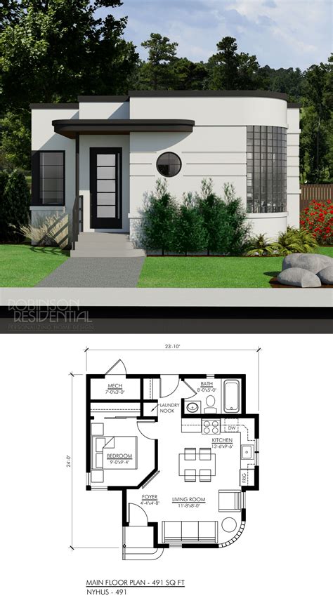 Contemporary Nyhus 491 Robinson Plans House Plans House Exterior