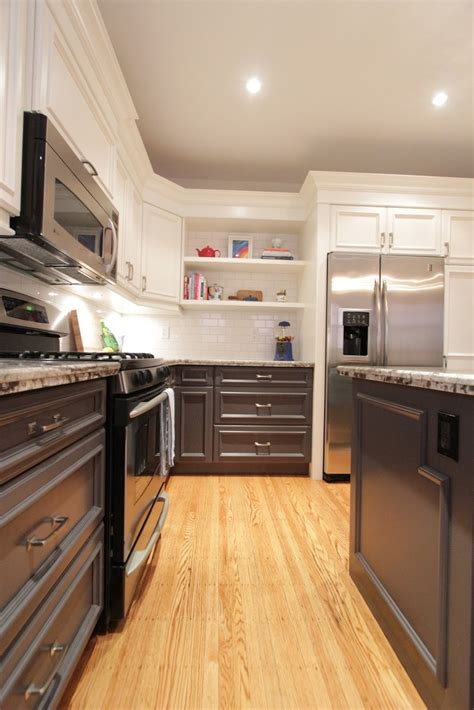 17 Best Images About White Upper Dark Lower Cabinets On Pinterest