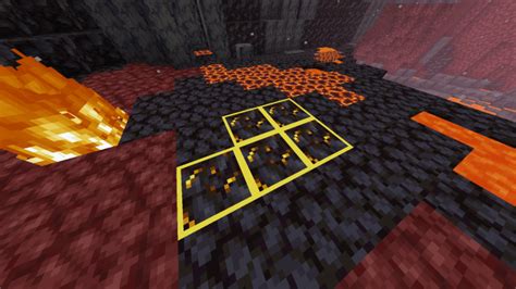 Outlined Nether Ores Minecraft Pe Texture Packs