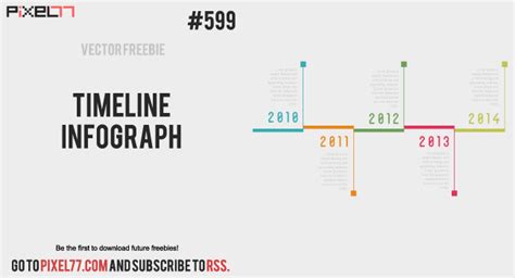 Free Vector Of The Day 599 Timeline Infograph Vector Graphic Design