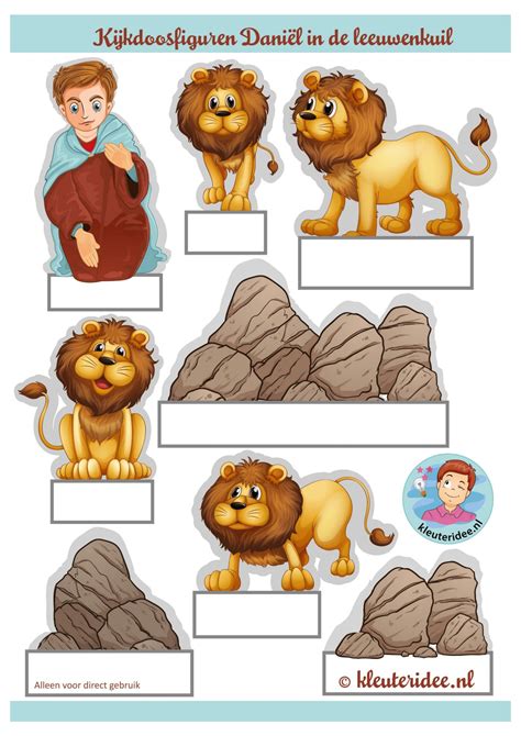 Free Printable Daniel And The Lion's Den Printable Craft