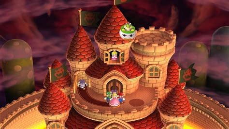 New Super Mario Bros U Deluxe All Final Castles 4 Player