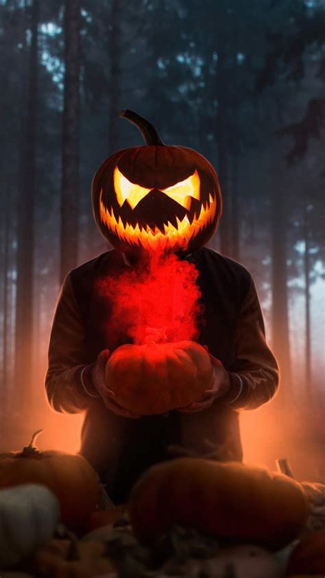 Halloween Pumkins Phone Wallpapers Wallpaper Cave