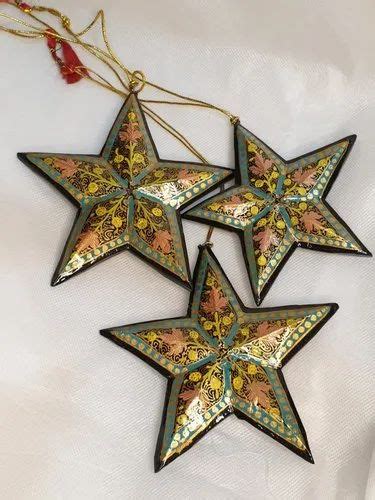 Multicolor Printed Star Wooden Wall Hanging For Decoration At Rs 500