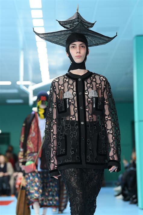 Models Walked Gucci Runway Show With Human Heads At Milan Fashion Week