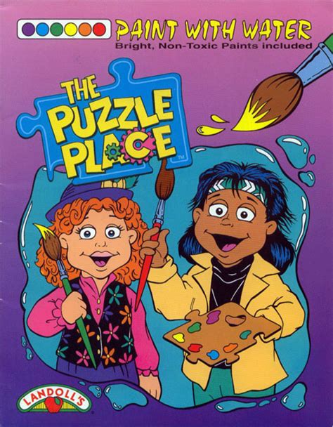 Puzzle Place The Coloring Books Coloring Books At Retro Reprints