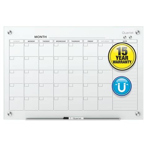 Quartet Boards Specialty Whiteboards Whiteboard Calendars