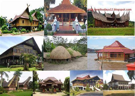 10 Contoh Gambar Gambar Animasi Rumah Adat Di Indonesia Images