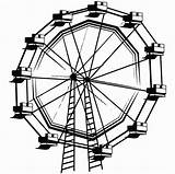 Ferris Wheel Clipart Coloring Printable Getcolorings Color Pages sketch template