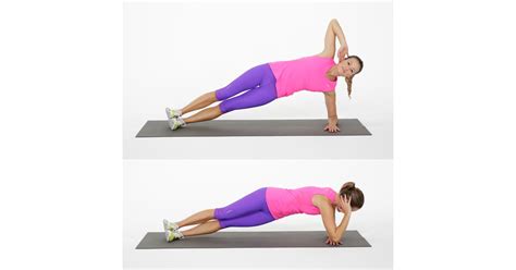Side Elbow Plank Twist Ab Challenge Popsugar Fitness Australia Photo 4