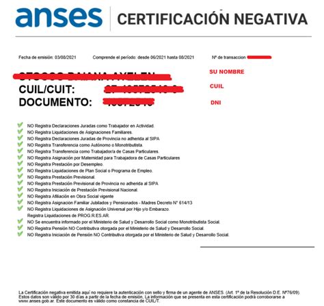 Obtener Certificación Negativa De Anses 2022 • ¿cómo Consultar ¿qué Es