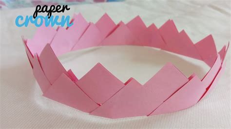 Diy How To Make Paper Crown Easy And Simple Paper Craft Youtube
