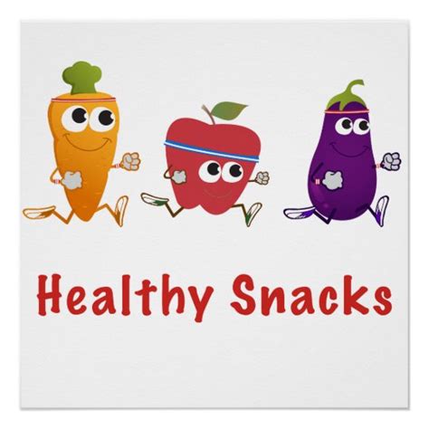 Healthy Snacks Poster