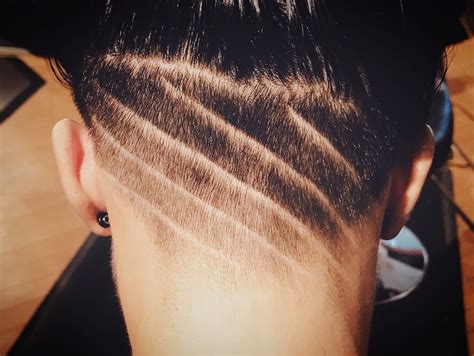 Buzz Art | Behind ear tattoo, Hair styles, Ear tattoo