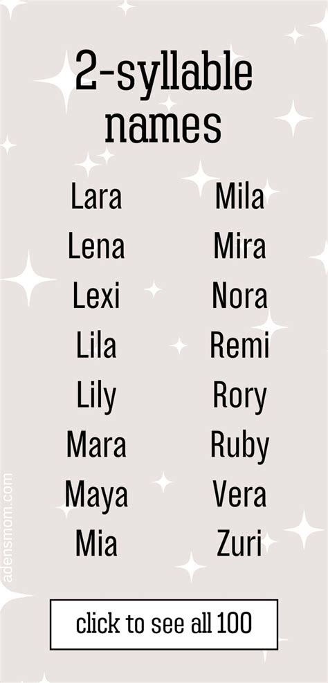 175 Two Syllable Girl Names [gorgeous Names For 2024]