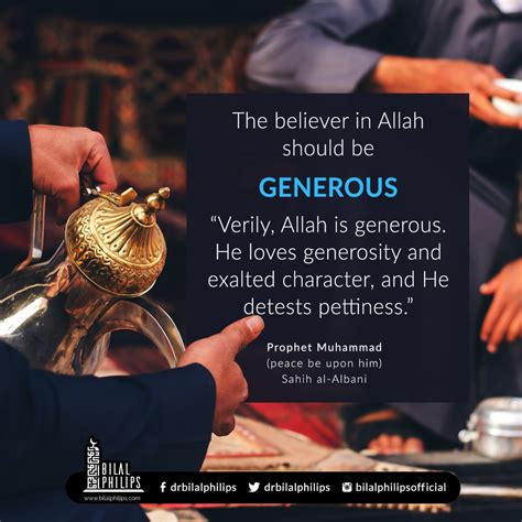 The Believer In Allah Should Be Generous English Ummat E