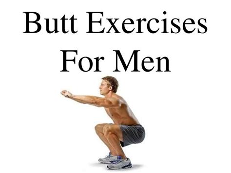Butt Exercises For Men