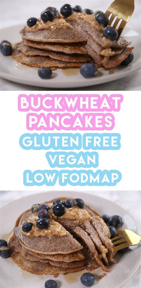 Buckwheat Pancakes Gluten Free Vegan And Low Fodmap