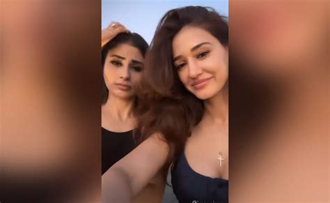 Disha Patani And Mouni Roy Continue Their Fabulous Bff Style Streak Wearing Chic Black In Bangkok