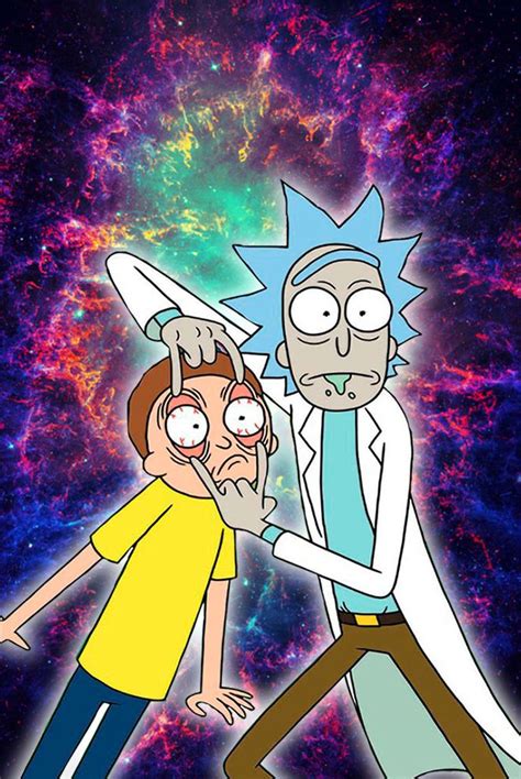 Rick And Morty Rick And Morty Drawing Iphone Wallpaper Rick And