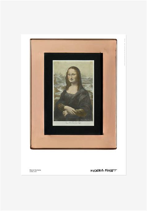 Poster Marcel Duchamp Lhooq Moderna Museets Shop