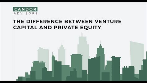 The Difference Between Venture Capital And Private Equity Youtube