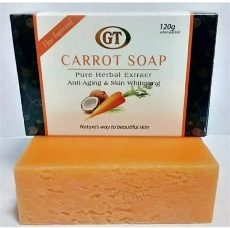 Gt Carrot Soap Anti Aging And Whitening 120g Lazada Ph