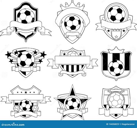 Vector Soccer Logo And Emblems Stock Illustration Illustration Of