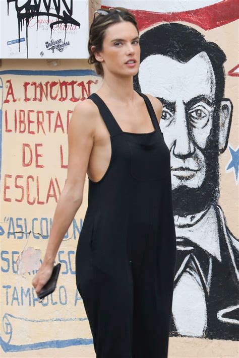 Alessandra Ambrosio Accidentally Flashes Her Beautiful Nipple The