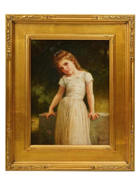 Sold Price After Bouguereau Oil Painting By N Henry Bingham January Am Est