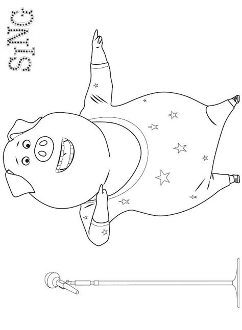 Sing movie coloring pages can be used for all purpose. Kids-n-fun.com | 31 coloring pages of Sing