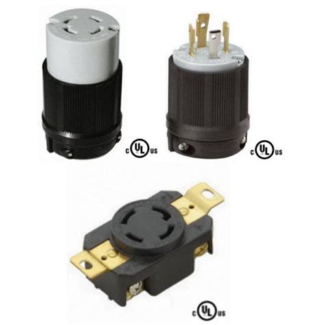 Nema L14 30 Plug Connector And Receptacle Set Rated For 30a 125